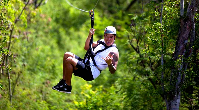 Ziplining fun summer things to do poconos