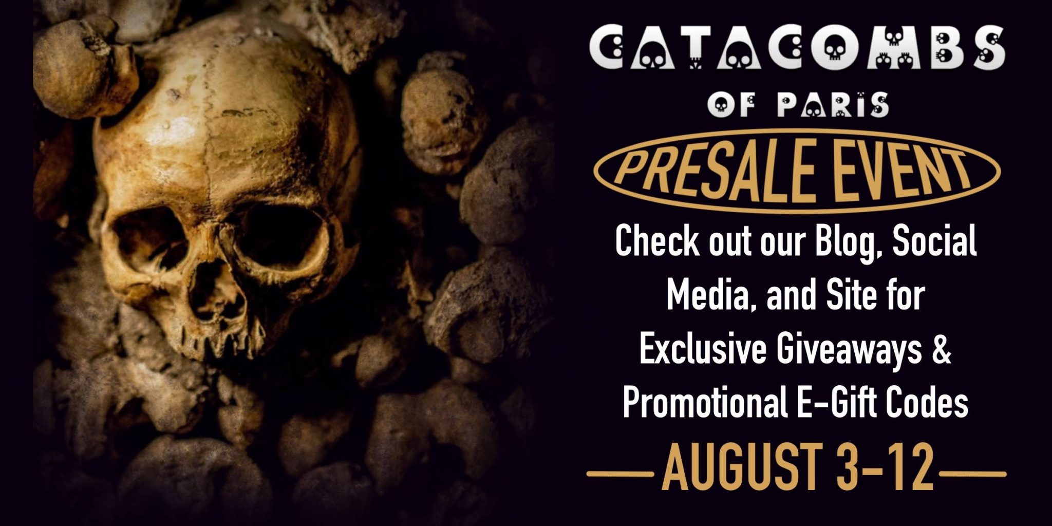 Catacomb Escape Room Presale, catacombs escape game